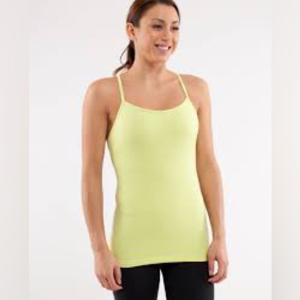 Lululemon Athletica Power Y in Wild Lime